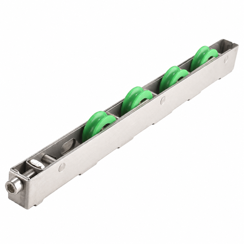 15 × 21mm Steel Housing Quad Sliding Door & Window Roller Assembly – IRC3L4R1521