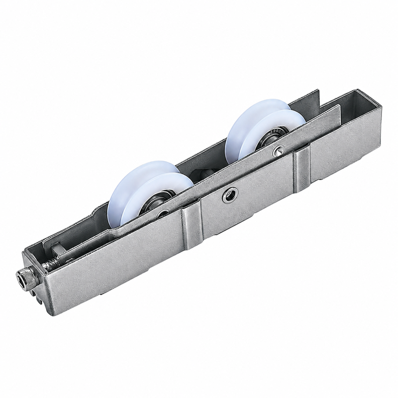 22 × 25mm 201 Stainless Steel Heavy-Duty Tandem Sliding Door & Window Roller Assembly – ST2L2R2225