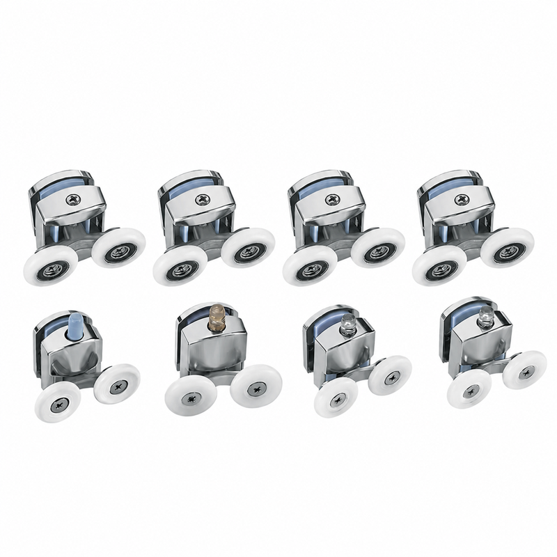 37 × 28mm Zinc Alloy Plastic Sliding Door & Window Roller Assembly – ZLP23